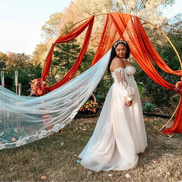 Poshmark plus size wedding dress top